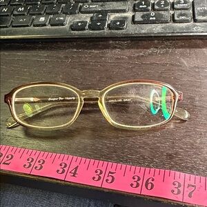 Brown and Tan Eyeglasses
